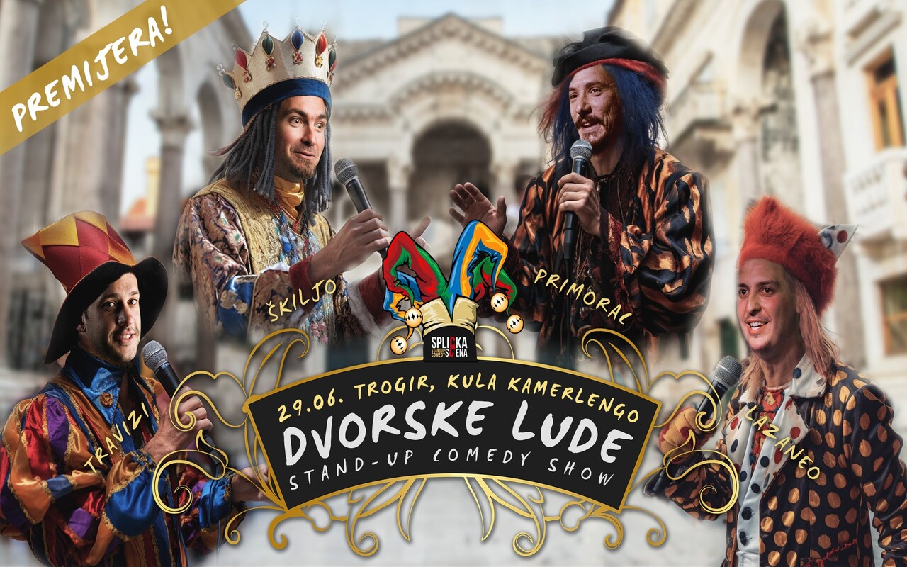 “Dvorske lude” stand-up show Splicka Scena