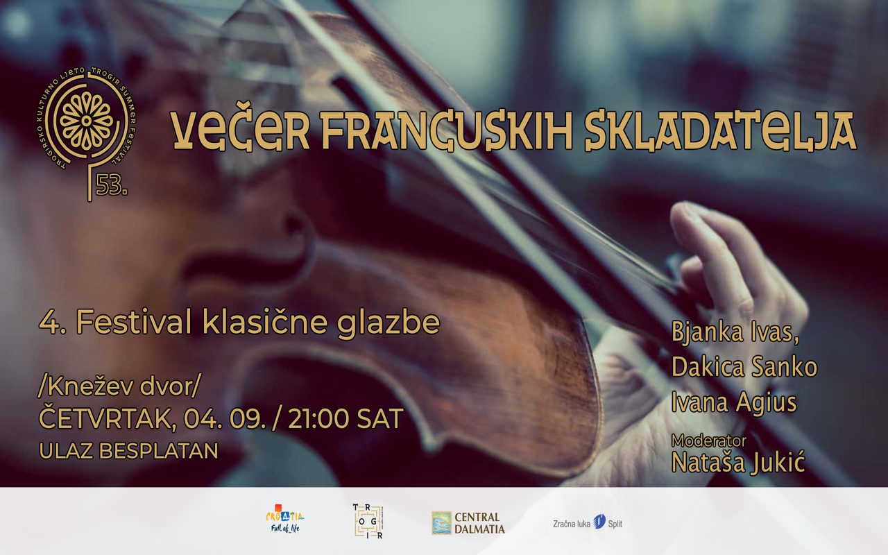 Evening of French composers – Trogir’s Musicians