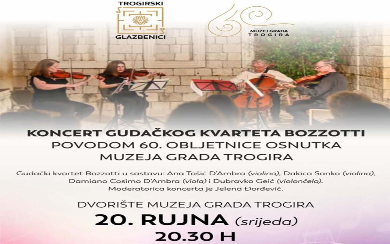 KONCERT GUDAČKOG KVARTETA BOZZOTTI