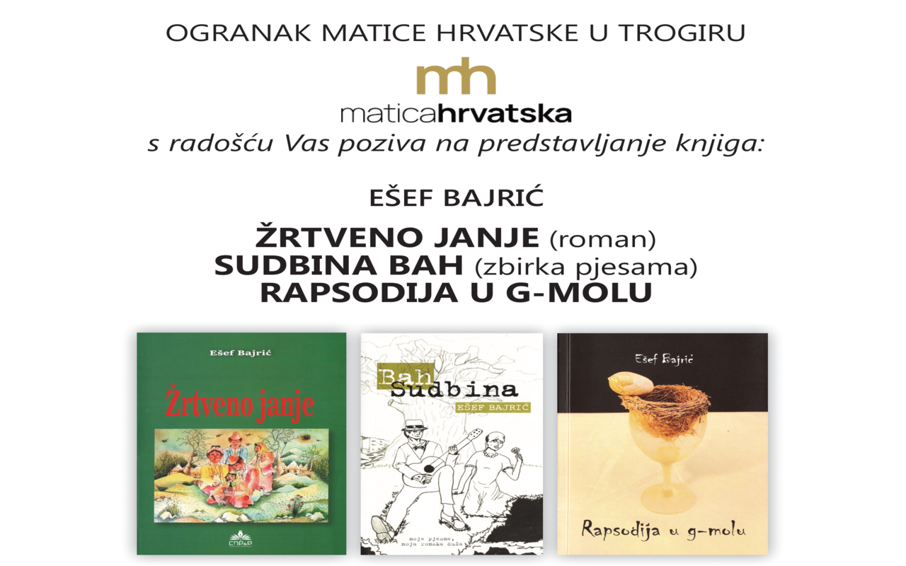 Ešef Bajrić – predstavljanje knjiga