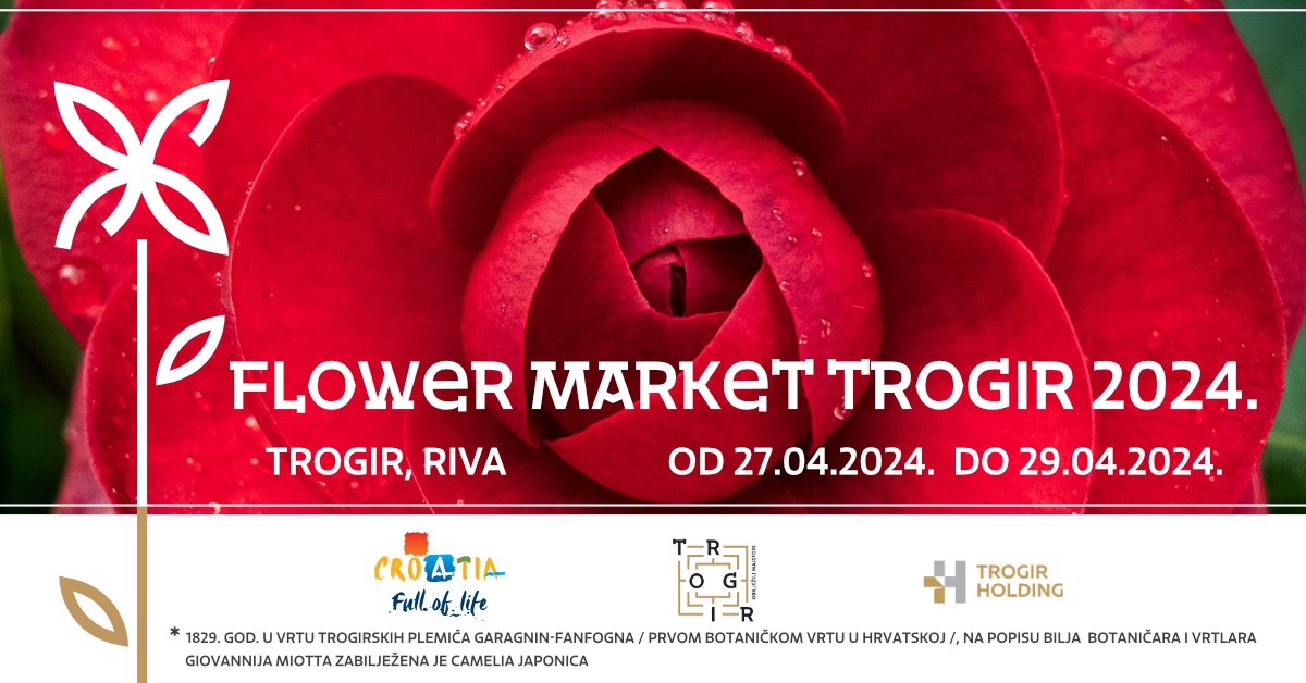 FLOWER MARKET TROGIR 2024.