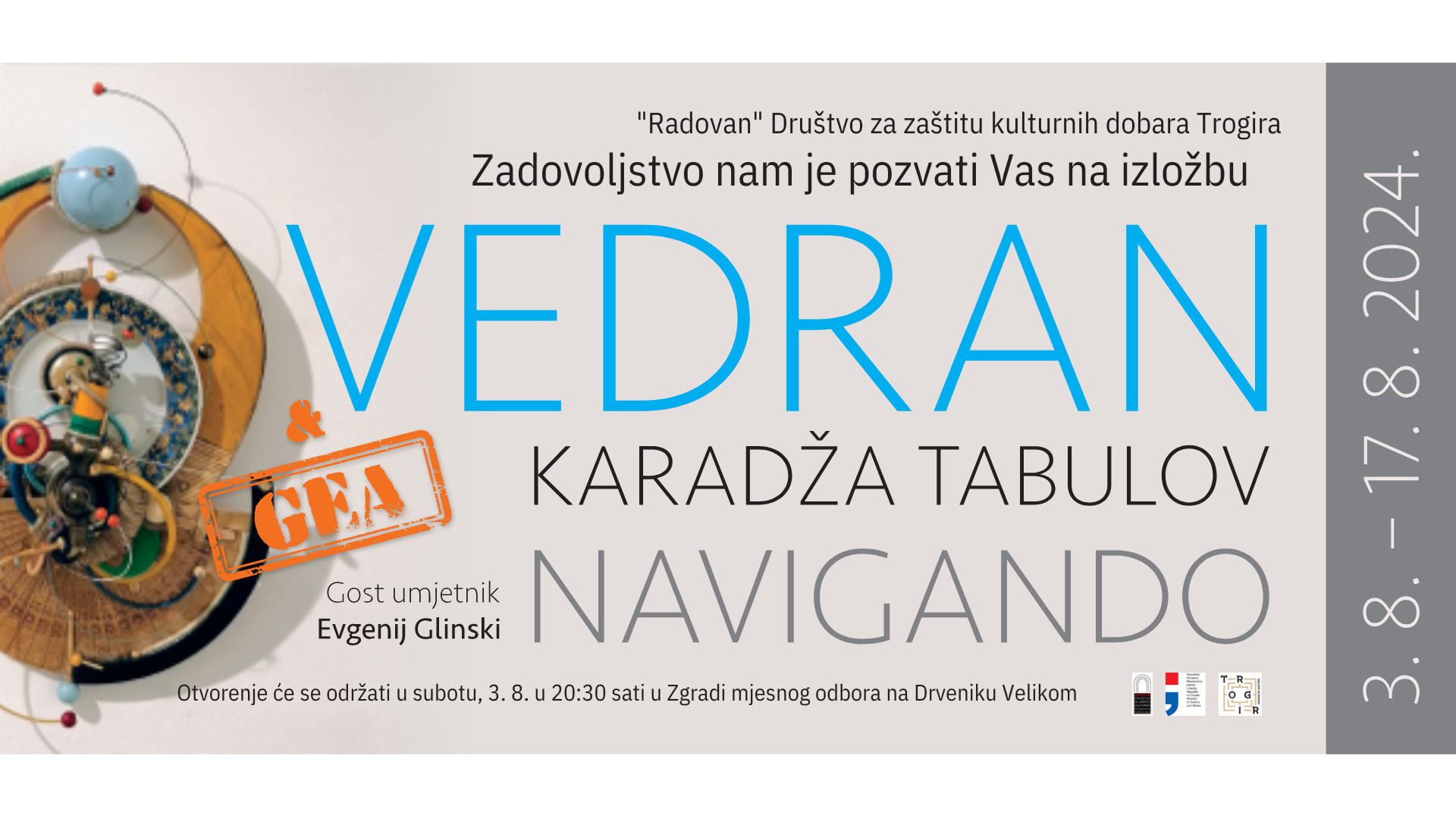 Izložba “Navigando” Vedran Karadža Tabulov