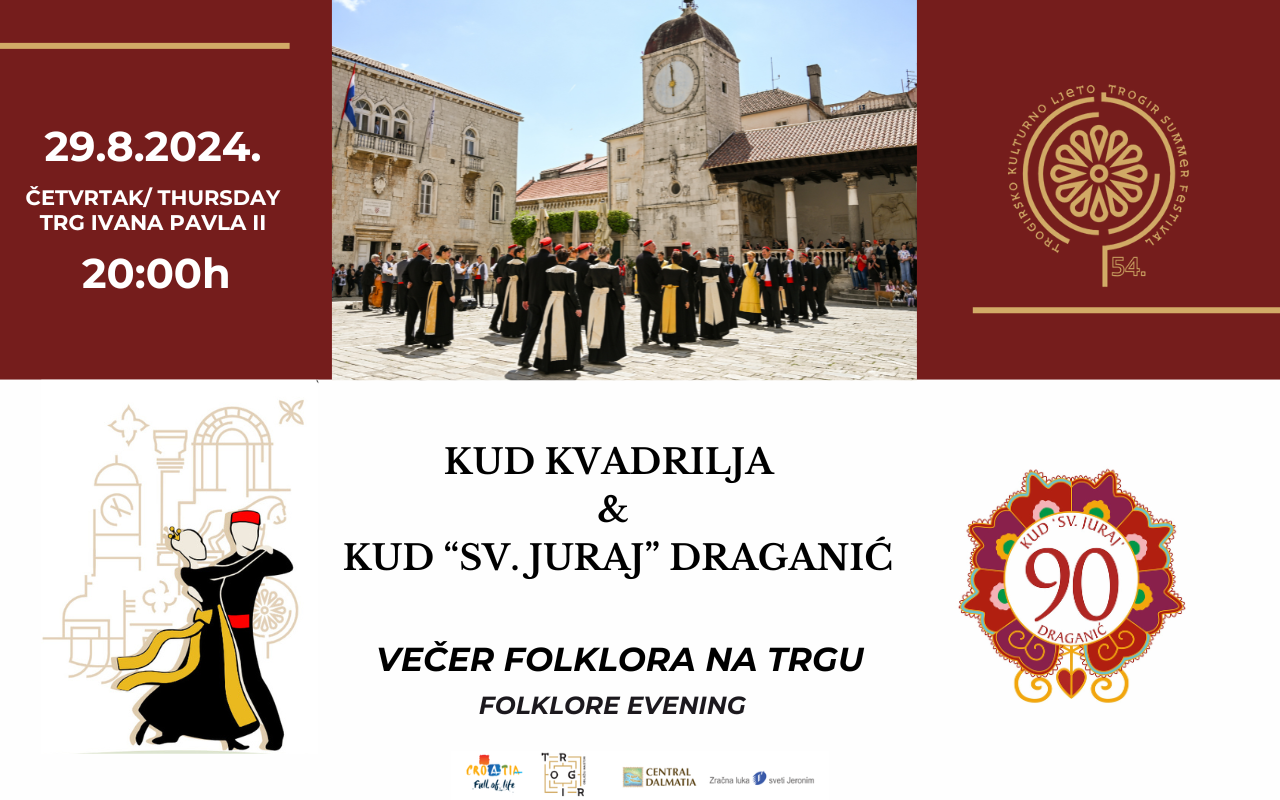 KUD Kvadrilja & KUD „Sv. Juraj“ Draganić – večer folklora