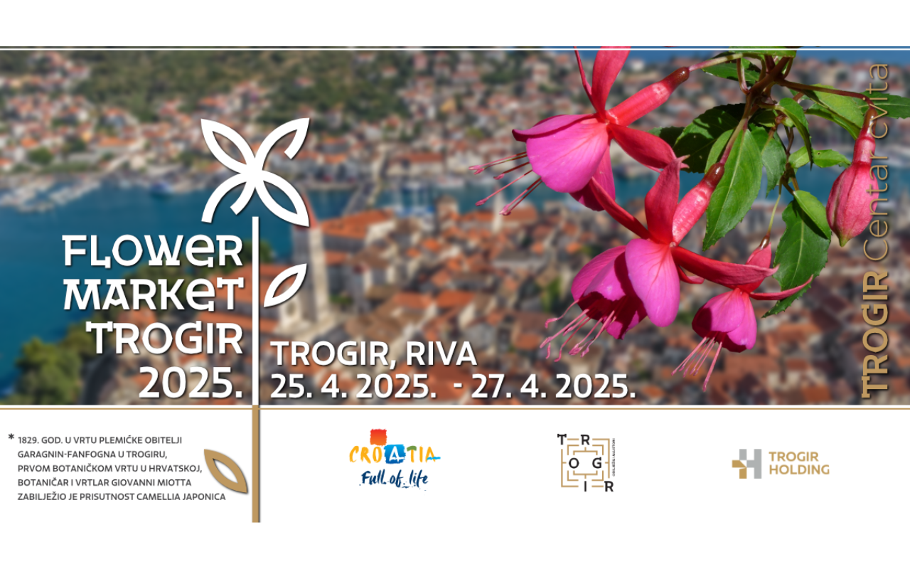 FLOWER MARKET TROGIR 2025.
