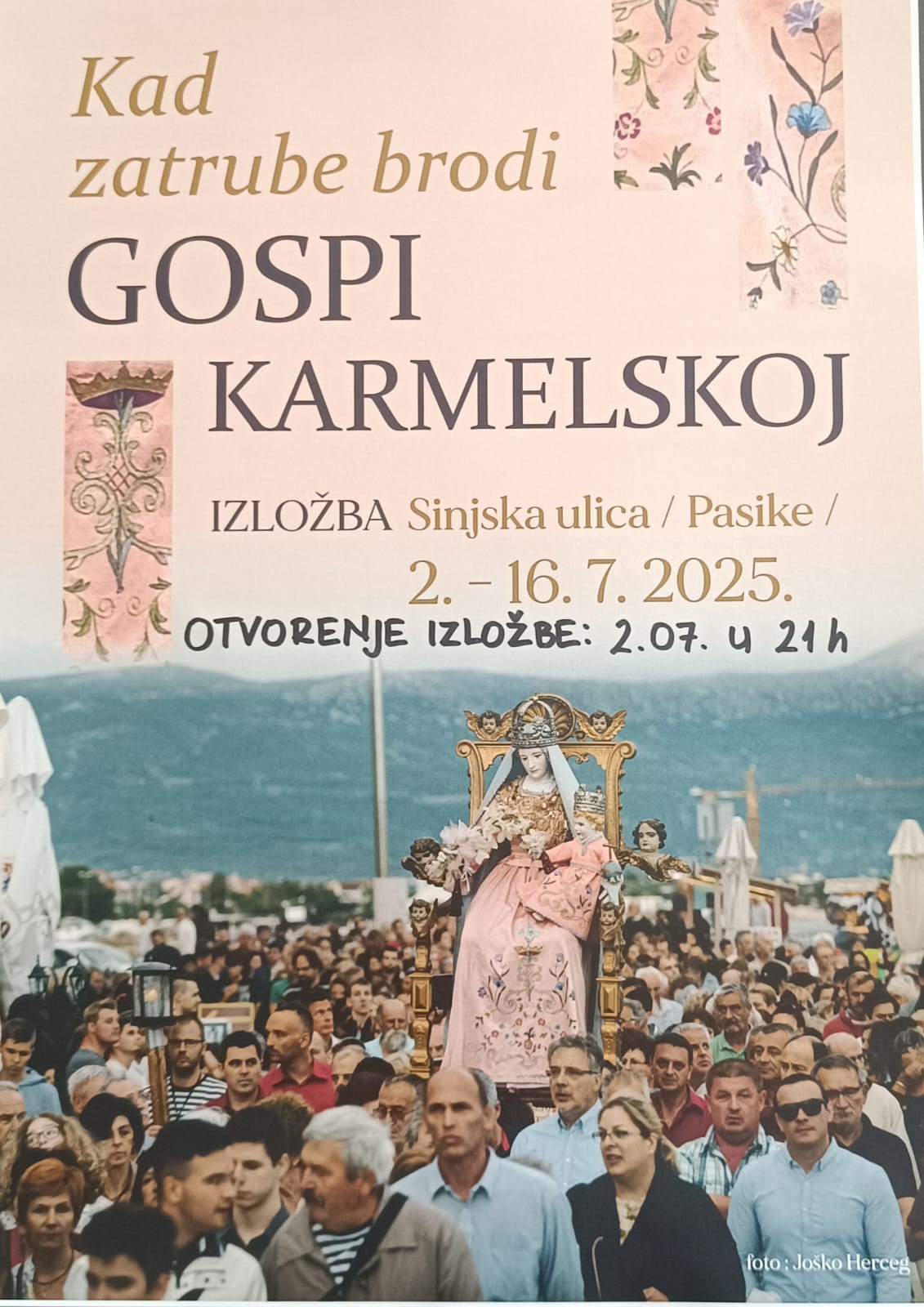 Kad zatrube brodi Gospi Karmelskoj – izložba
