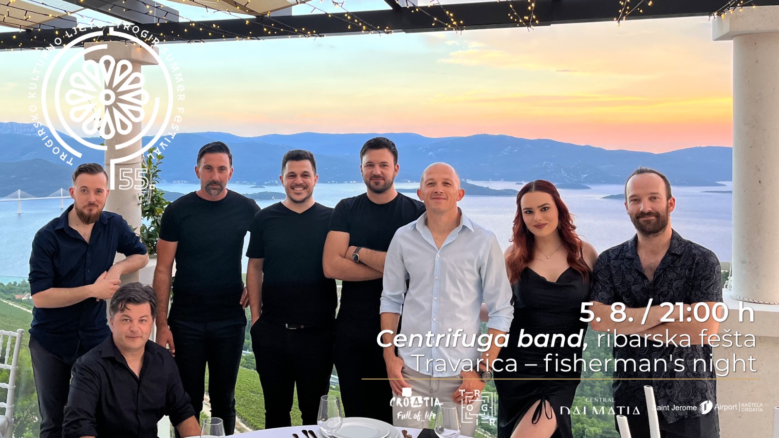 Ribarska fešta Arbanija: Centrifuga bend