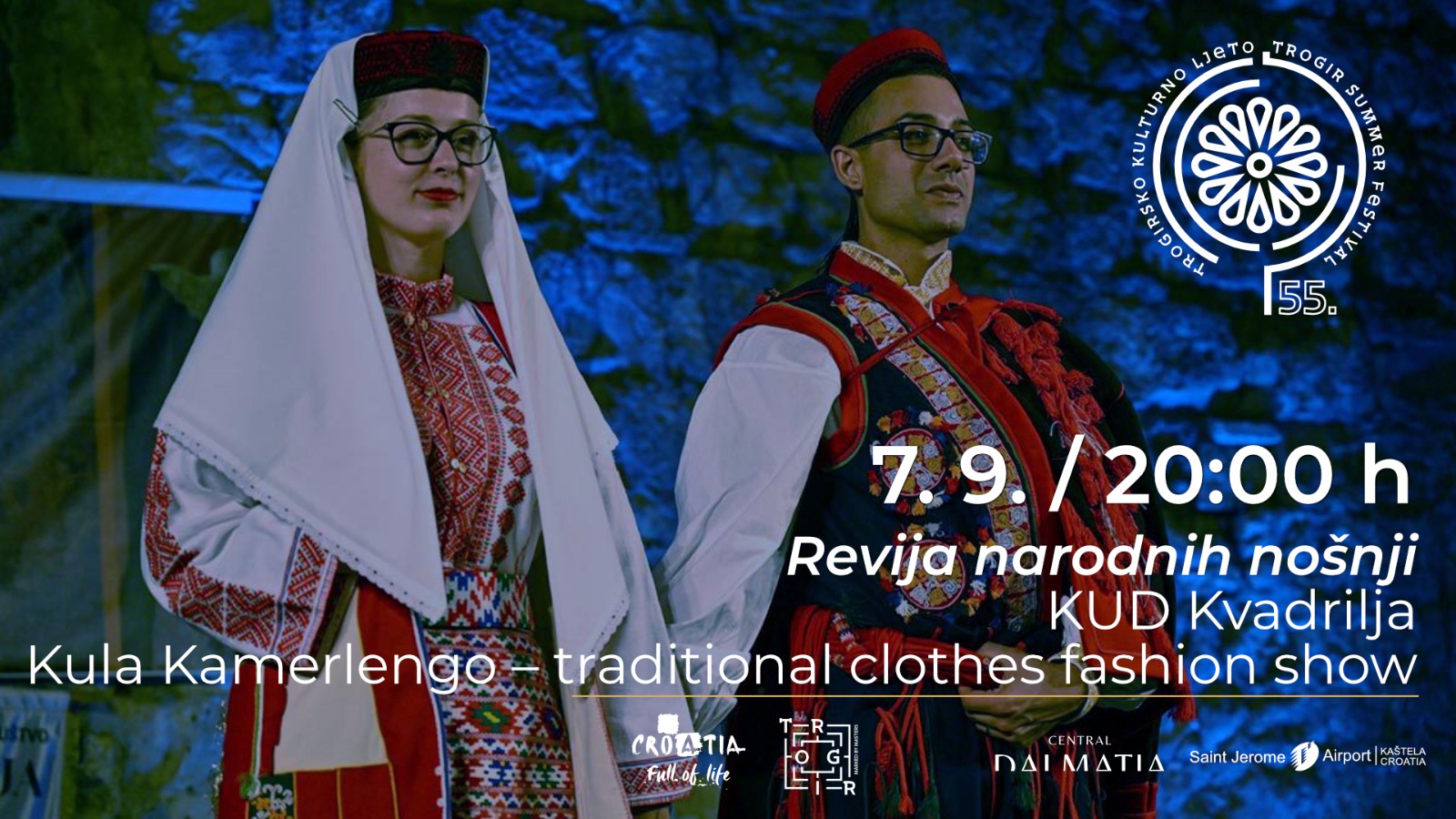Revija narodnih nošnji KUD Kvadrilja