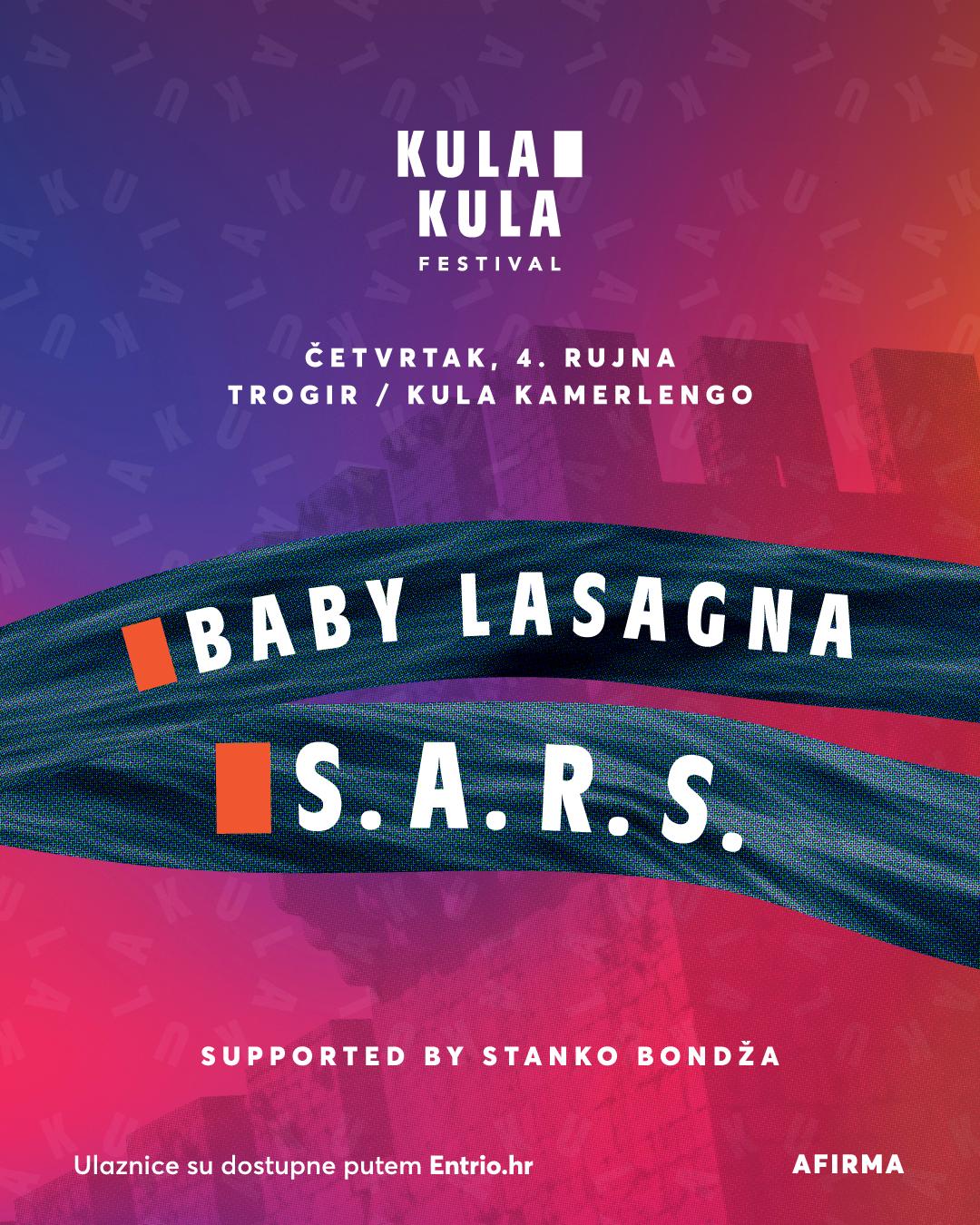 KulaKula Festival: Baby Lasagna & S.A.R.S.