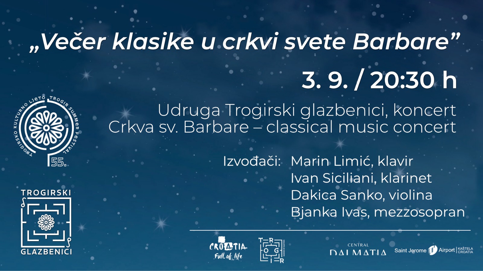 Večer klasike u crkvi svete Barbare