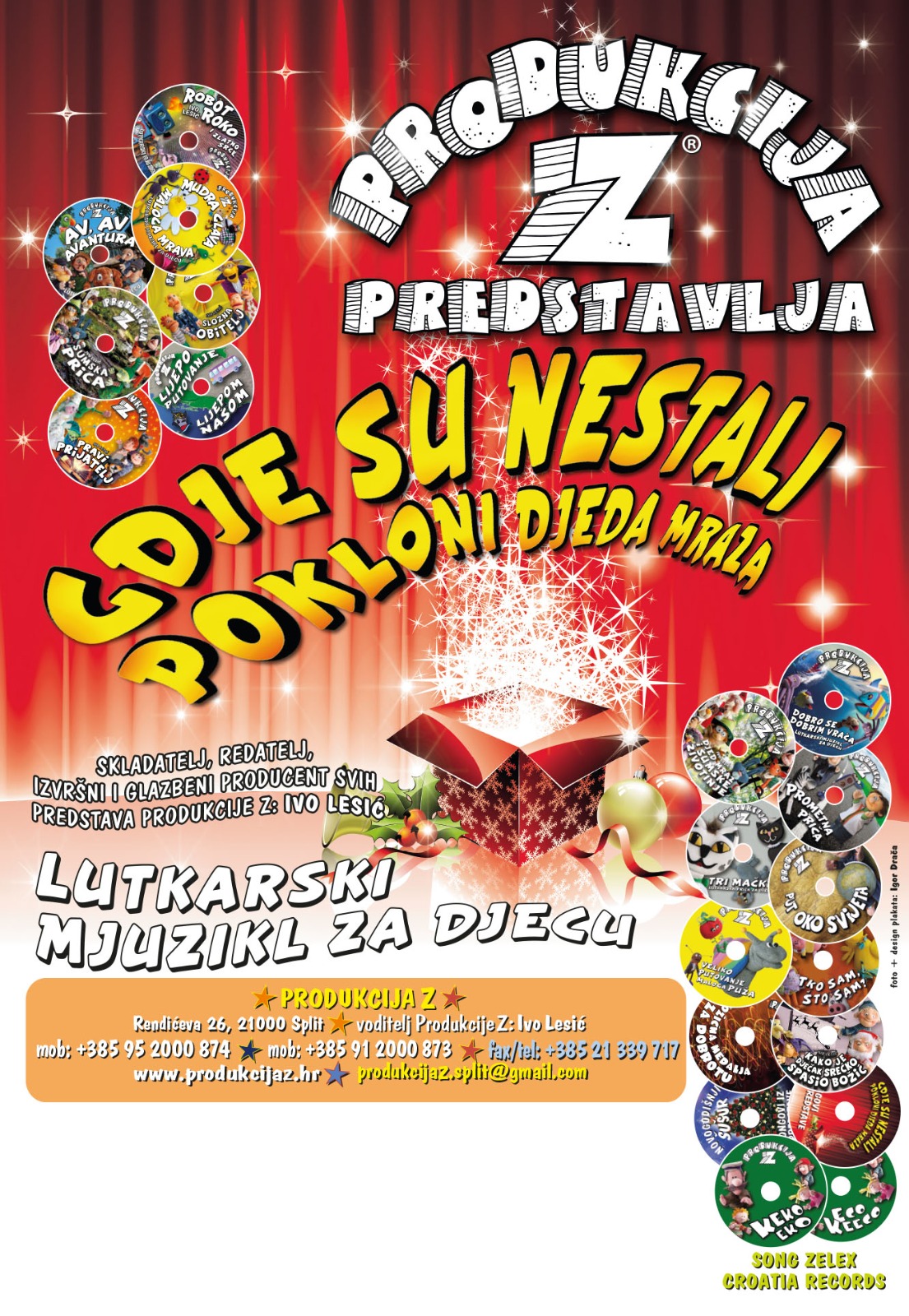 Dječja predstava “Gdje su nestali pokloni Djeda Mraza”