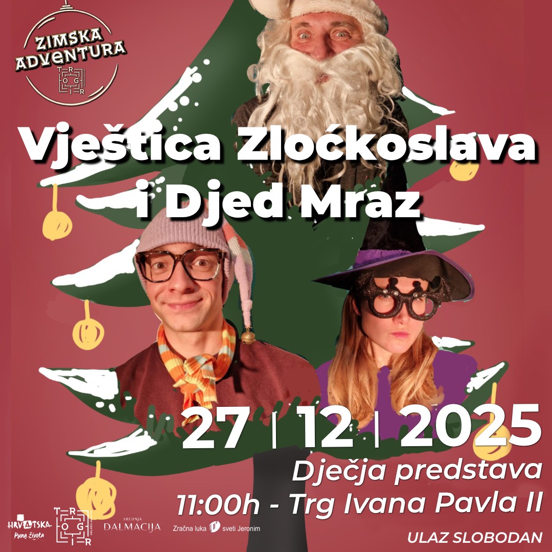 Dječja predstava “Vještica Zloćkoslava i Djed Mraz”