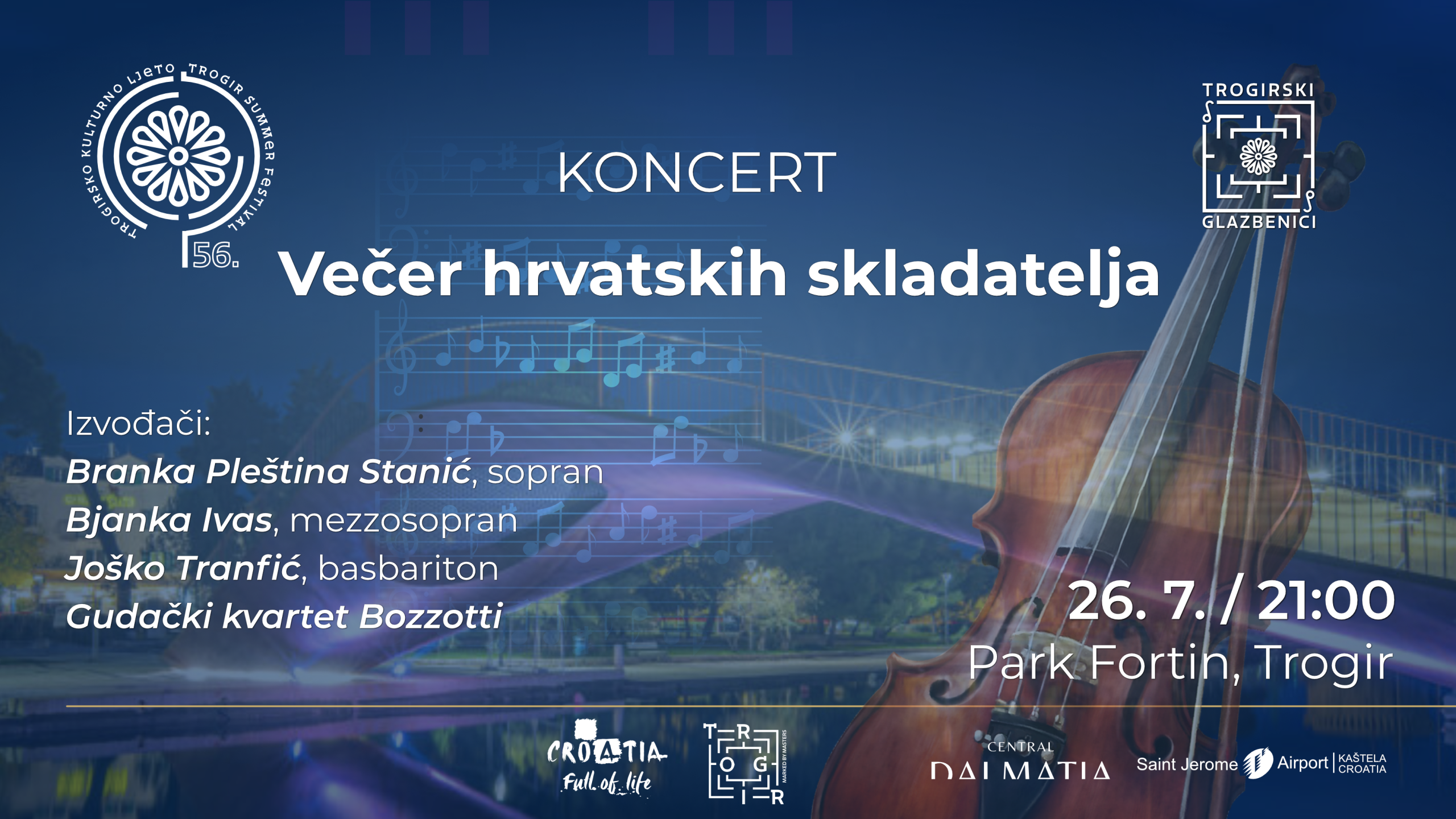 Večer hrvatskih skladatelja – Trogirski Glazbenici