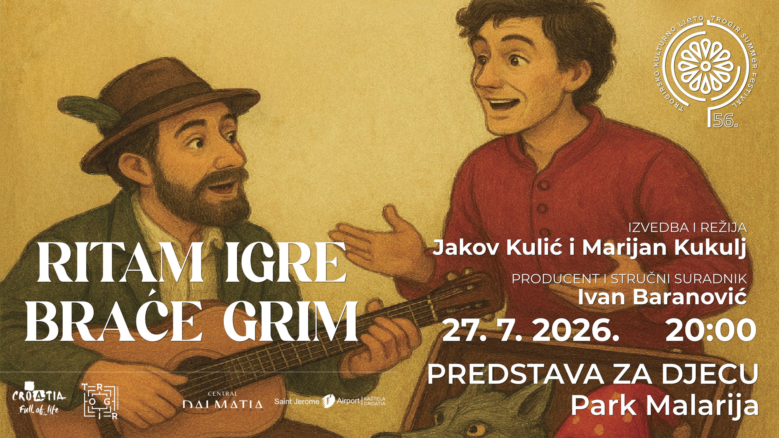 Predstava za djecu “RITAM IGRE BRAĆE GRIMM”