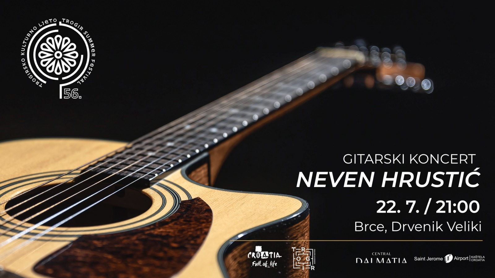 Gitarski koncert Nevena Hrustića na Drveniku Velikom