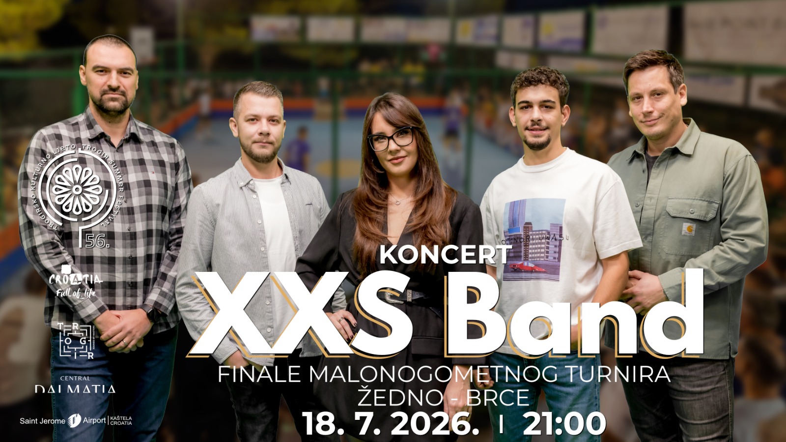 KONCERT XXS BAND / Finale malonogometnog turnira, Žedno