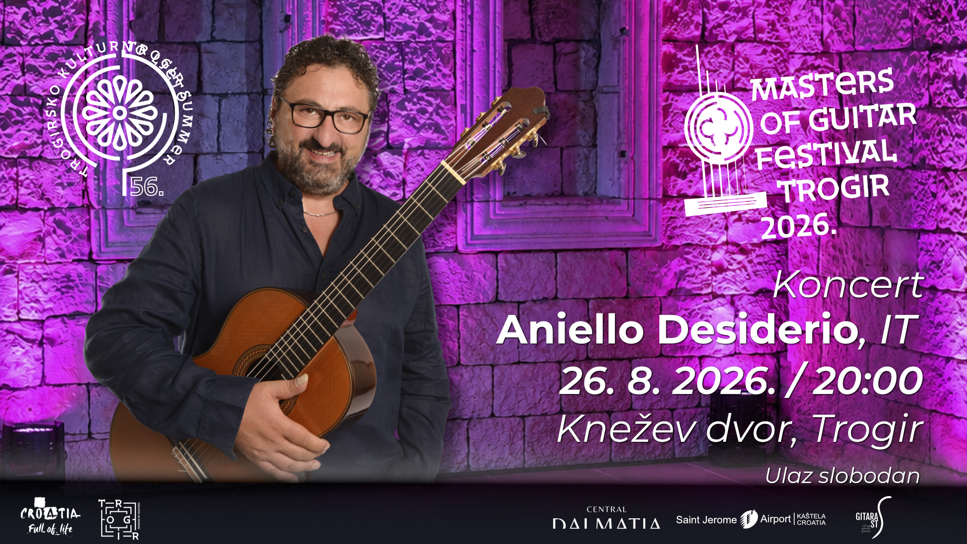 KONCERT ANIELLO DESIDERIO – MAJSTORI GITARE