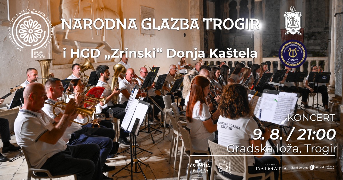 Narodna glazba Trogir i HGD “Zrinski” Donja Kaštela