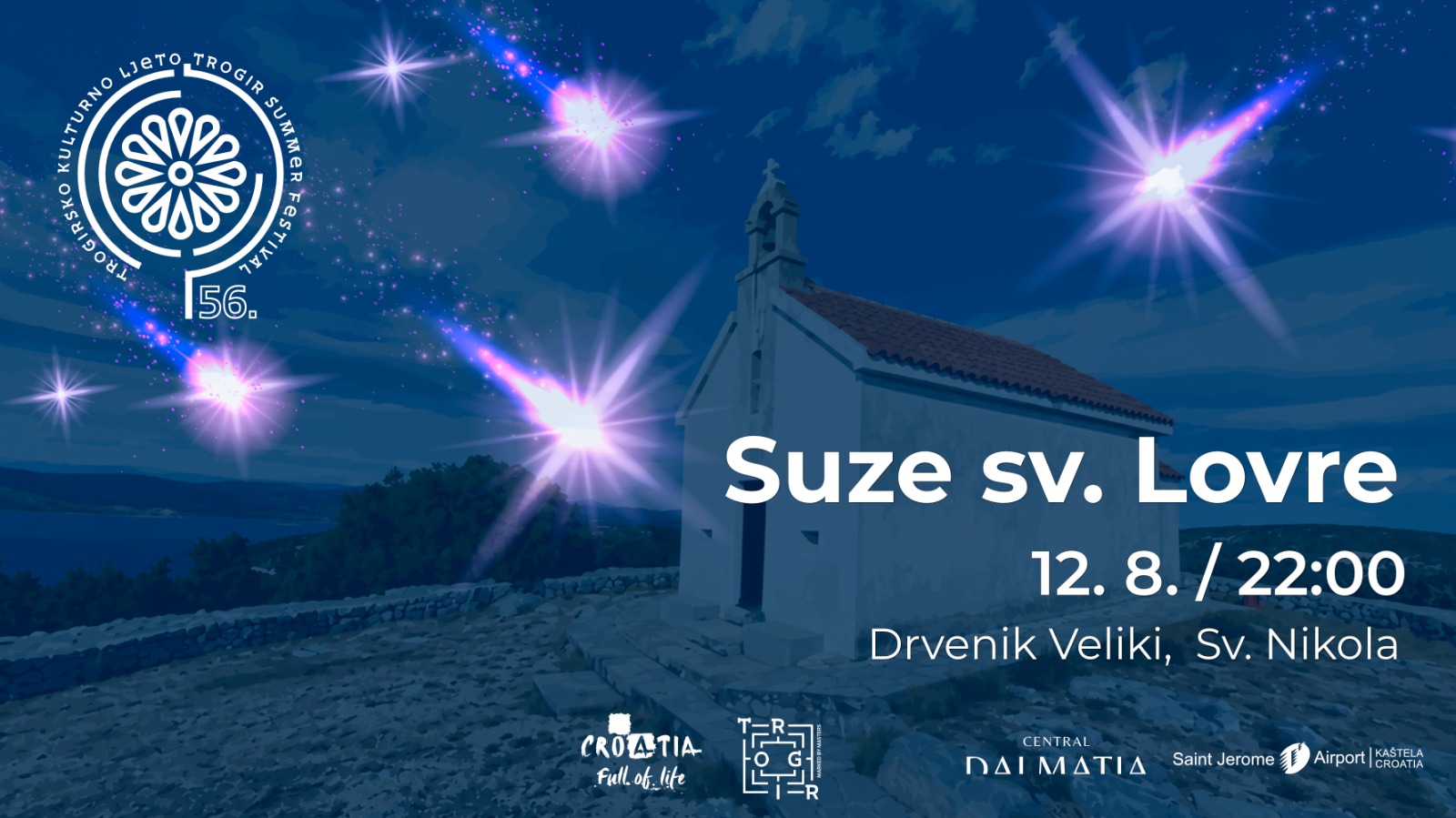 Suze sv. Lovre – noć pod zvijezdama