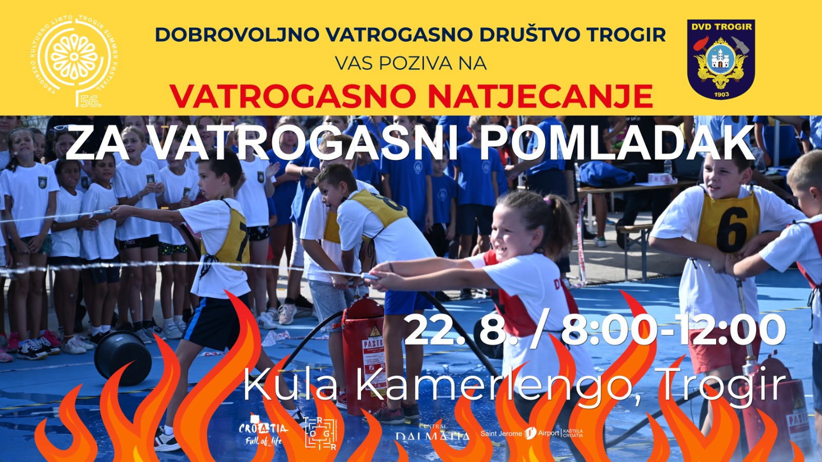 Vatrogasno natjecanje za Vatrogasni pomladak – 5. Kup Trogira