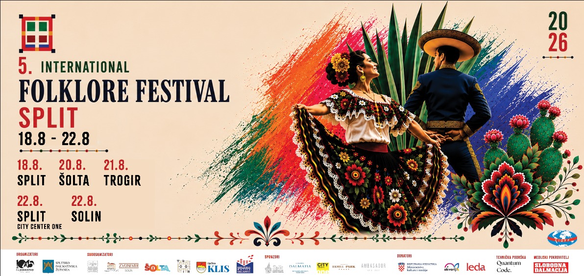 Međunarodni festival folklora Split u Trogiru!💃🎶