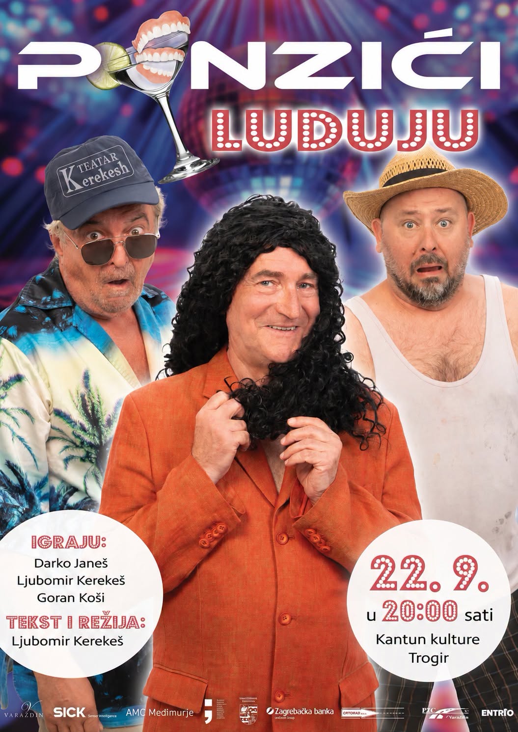 Komedija “PENZIĆI LUDUJU” u Kantun kulture Trogir