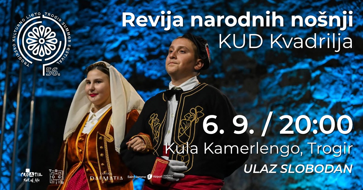 REVIJA NARODNIH NOŠNJI – KUD KVADRILJA
